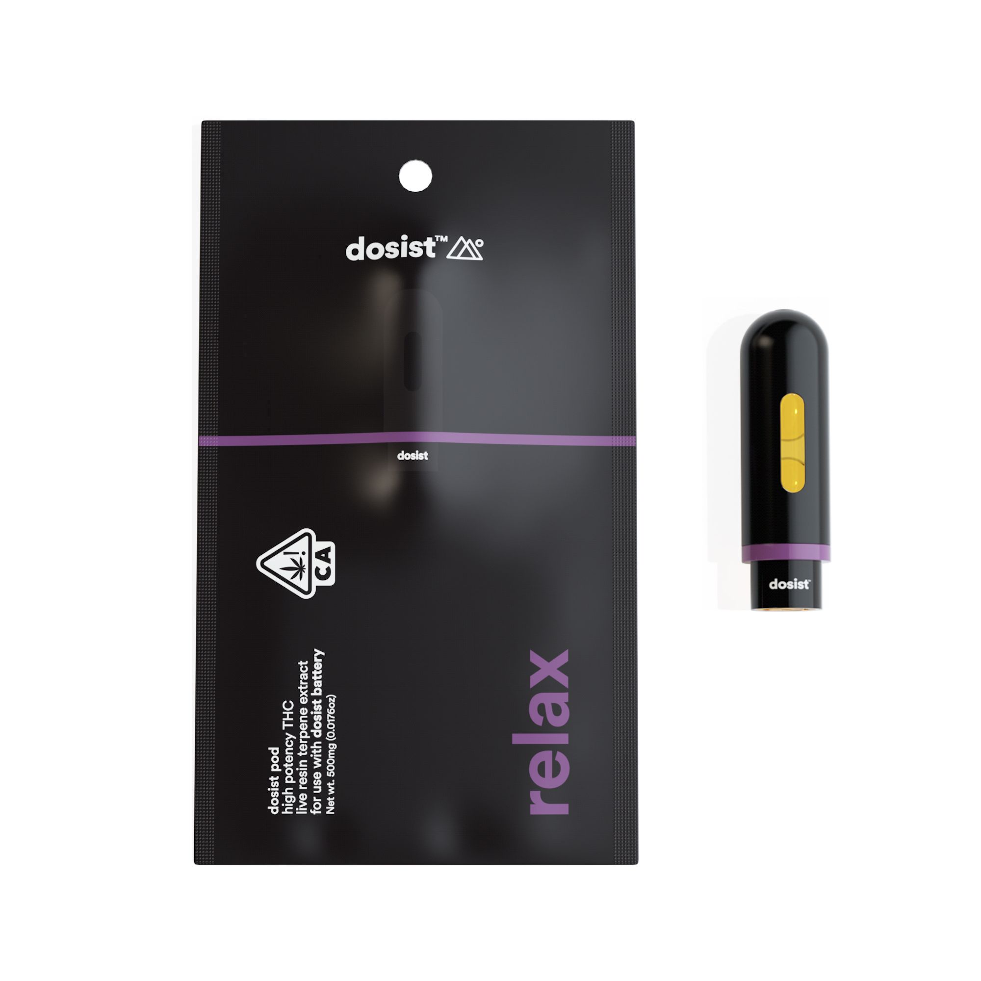 Relax Plus Pod with Live Resin Terpene Extracts