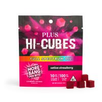 Sativa Strawberry Hi-Cubes Gummies