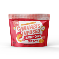 Cannabis Infused Spicy Shrimp Chips - Extra Lit